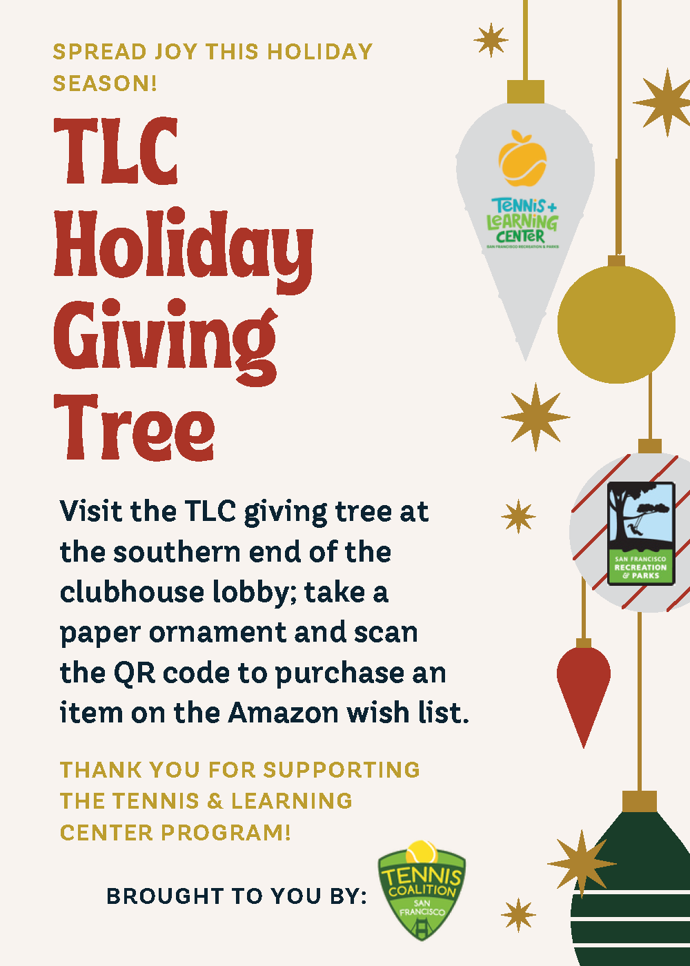 TLC holiday giving tree